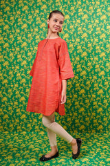 Multi Yarn Jacquard Kurta - Wear Ochre