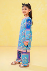 Ochre Clothing Stitched 2 Piece Digital Printed Poly Lawn Kids Suit-OCH-PLDP2-1Y-6