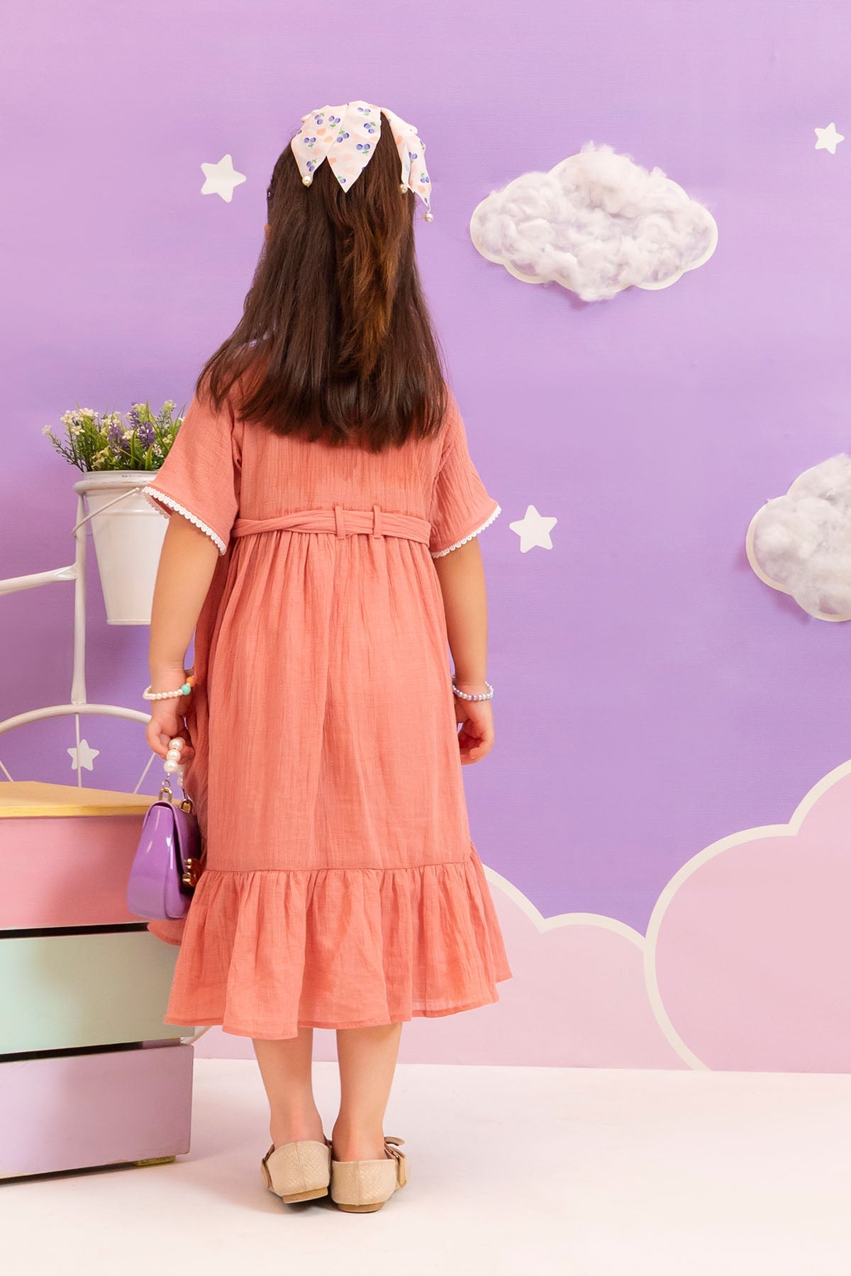 Ochre Clothing Chambray Cotton Dress