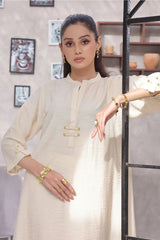 Ochre Clothing Women's Casual -Cotton Yarn 2 Pc Suit-SOWC-14