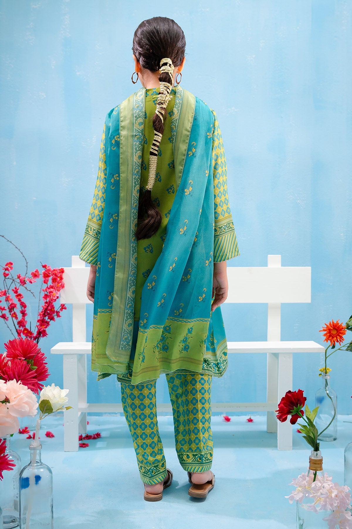 Ochre Clothing Swiss Lawn Digital Printed 3 Pc Suit