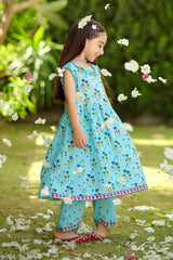 Ochre Clothing Stitched 2 Piece Digital Printed Cotton Lawn Kids Suit-OCH-CLDP2-1Y-7
