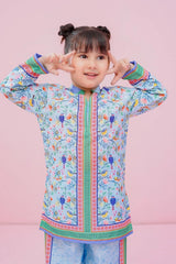 Ochre Clothing Stitched 2 Piece Digital Printed Poly Lawn Kids Suit-OCH-PLDP2-1Y-5