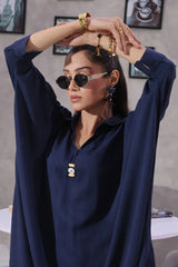 Ochre Clothing Women's Casual -Dobby Cotton 2 Pc Suit-SOWC-11B