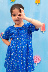 Ochre Clothing Kids Toddlers-Printed Boski Linen 2 Pc Suit-INWC-10