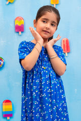 Ochre Clothing Kids Toddlers-Printed Boski Linen 2 Pc Suit-INWC-10