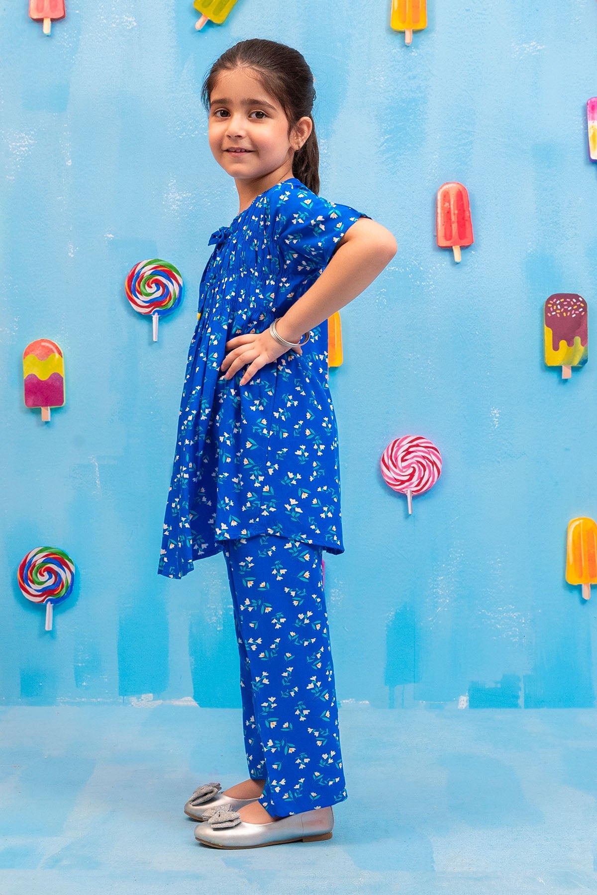 Ochre Clothing Printed Boski Linen 2 Pc Suit