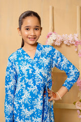 Ochre Clothing Georgette Printed Dress