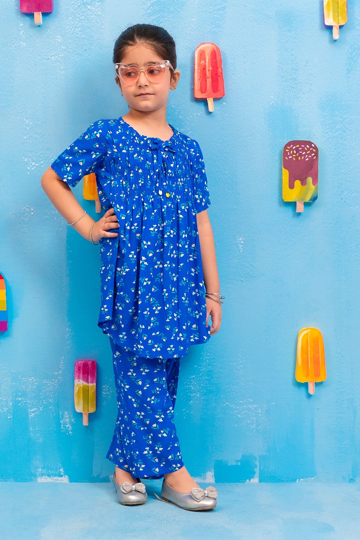 Ochre Clothing Printed Boski Linen 2 Pc Suit