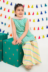 Cotton Silk Embroidered 3 Pc Suit - Wear Ochre