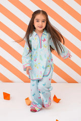 Ochre Clothing Stitched 2 Piece Digital Printed Cotton Lawn Kids Suit-OCH-CLDP2-1Y-26