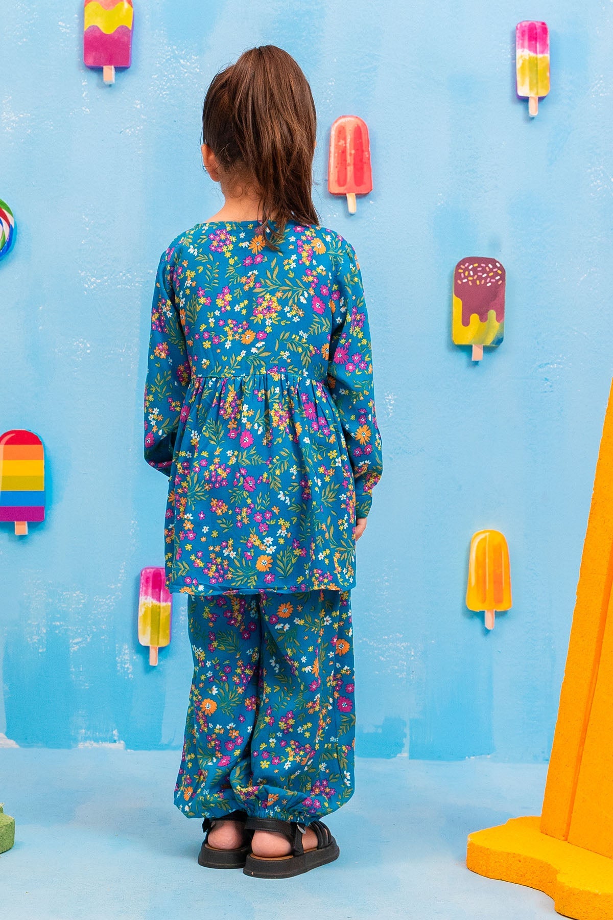 Ochre Clothing Printed Boski Linen 2 Pc Suit