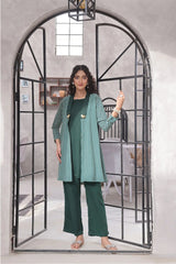 Ochre Clothing Women's Casual -Printed Georgette 2 Pc Suit-SOWC-09A