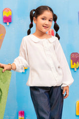 Ochre Clothing Kids Toddlers-Cotton Cheese Cloth 2 Pc Suit-INWC-08