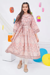 Ochre Clothing Stitched 1 Piece Western Kids Dress-OCH-DPPLD-8