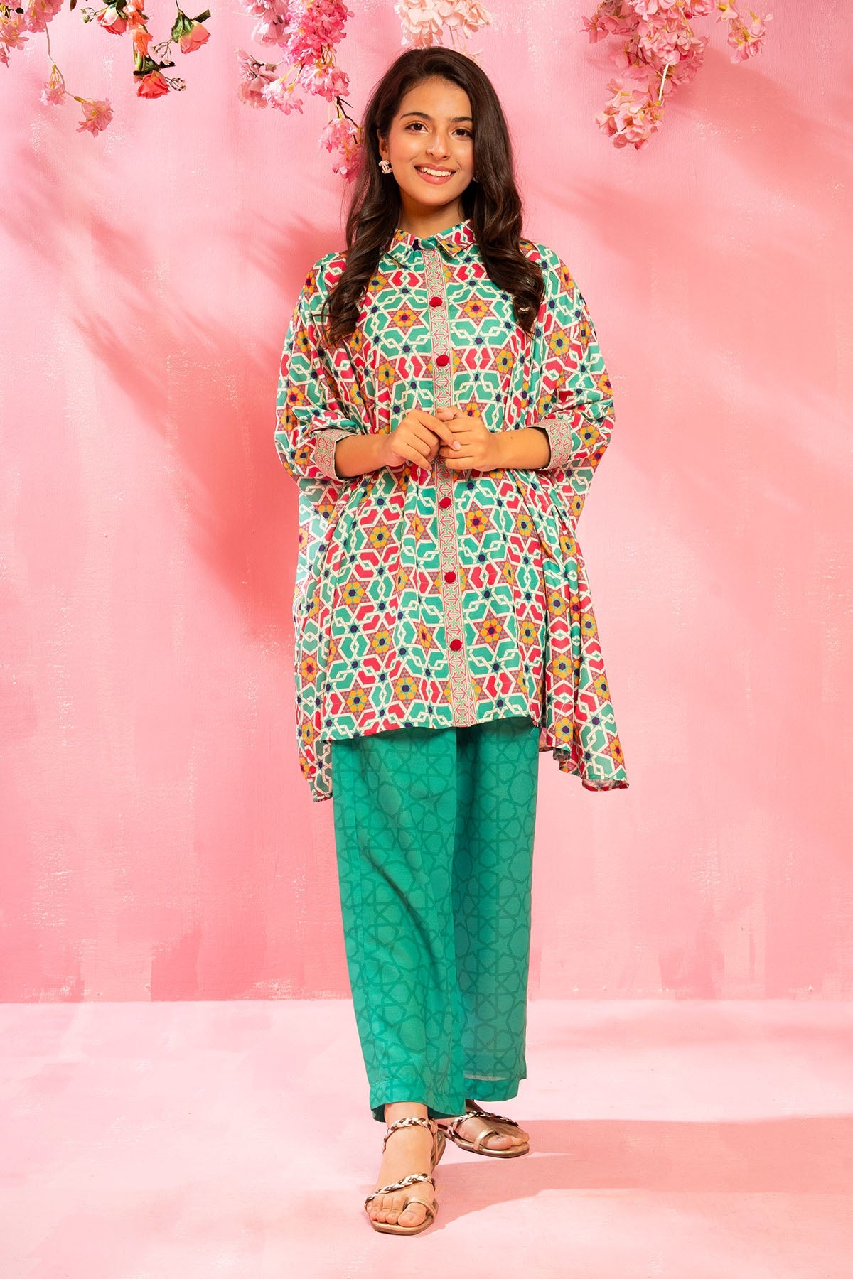 Ochre Clothing Swiss Lawn Digital Printed 2 Pc Suit