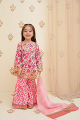 Swiss Lawn Digital Printed 3 Pc Suit - Wear Ochre