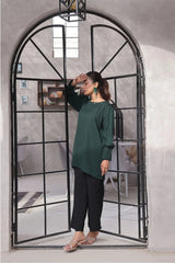 Ochre Clothing Women's Casual -Georgette Hand Adda Work 2 Pc Suit-SOWC-07