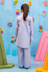 Ochre Clothing Chambray Cotton 2 Pc Suit
