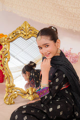 Ochre Clothing Kids Winter-Cotton Jacquard 3 Pc Suit-SHD-14