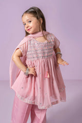 Ochre Clothing Stitched 3 Piece Chiffon Formals Kids Suit-OCH-CE3PS-1Y-176320127230532