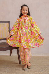 Ochre Clothing Toddlers Eastern Swiss Lawn Digital Printed 3 Pc Suit