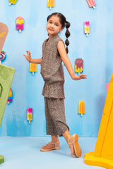 Ochre Clothing Printed Georgette 2 Pc Suit