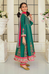 Ochre Clothing Girls Full Suits Swiss Lawn Digital Printed 3 Pc Suit
