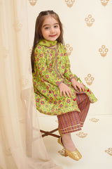 Swiss Lawn Digital Printed 3 Pc Suit - Wear Ochre