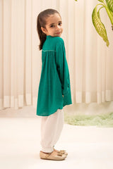 Ochre Clothing Kids Toddlers Festive-Broschia Cotton 2 Pc Suit-INSC-01