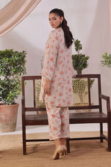 Ochre Clothing Women's Casual -Chambray Cotton 2 Pc Suit-SOLS-19