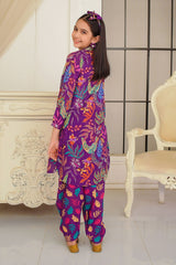 Swiss Lawn Digital Printed 2 Pc Suit - Wear Ochre