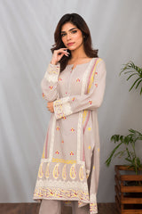 Ochre Clothing Cotton Silk Printed 2 Pc Suit Collection'2025-SOLP-08