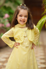 Ochre Clothing Chiffon Embroidered 3 Pc Suit