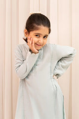 Ochre Clothing Kids Toddlers Festive-Chambray Cotton 2 Pc Suit-INSC-03