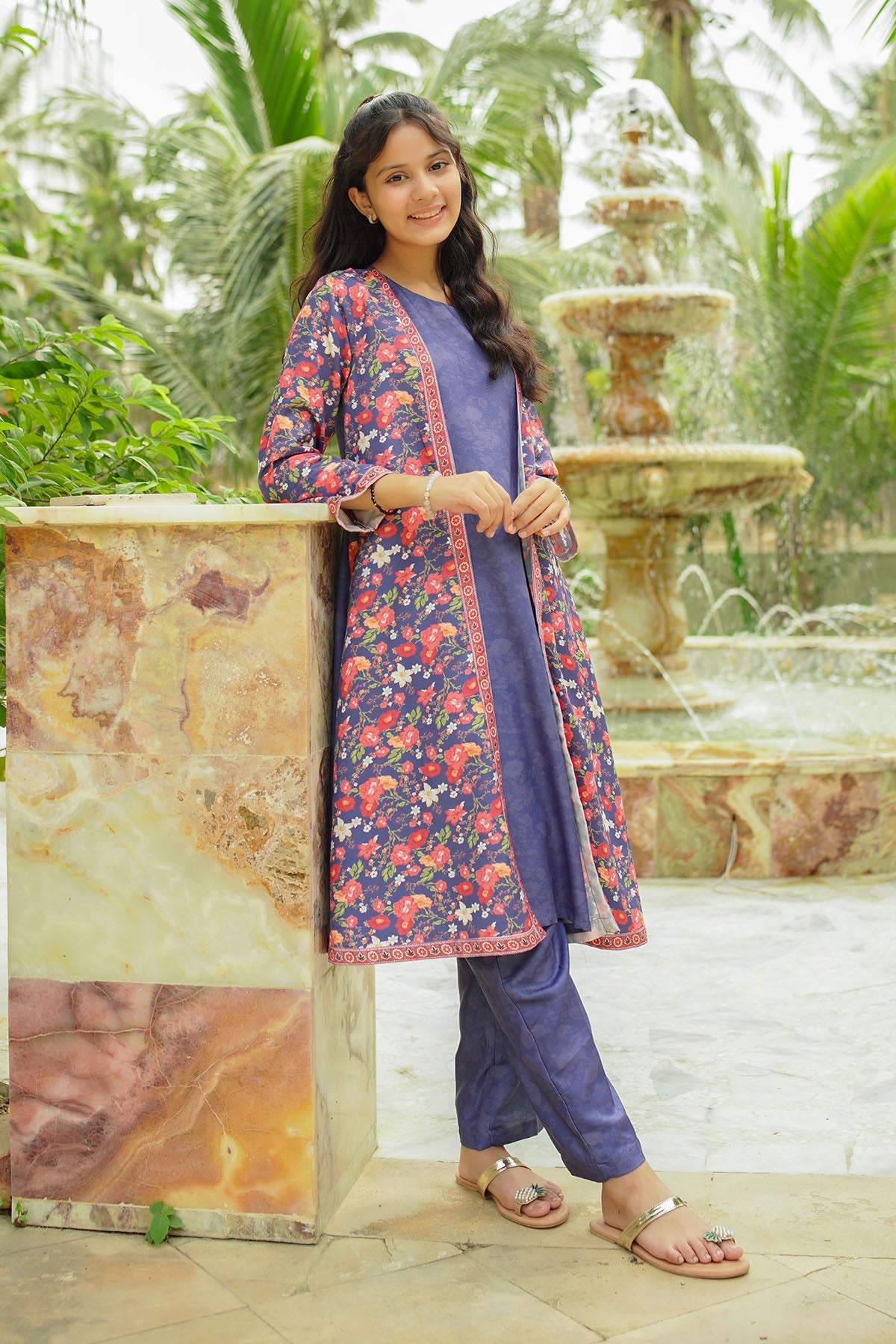 Ochre Clothing Stitched 2 Piece Digital Printed Herringbone Collection'2025-COR-120