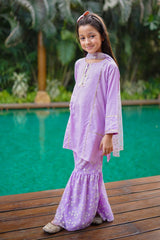 Ochre Clothing Toddlers Eastern Cotton Silk Embellished 3 Pc Suit