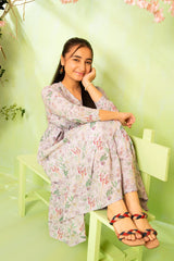Ochre Clothing Printed Georgette Dress