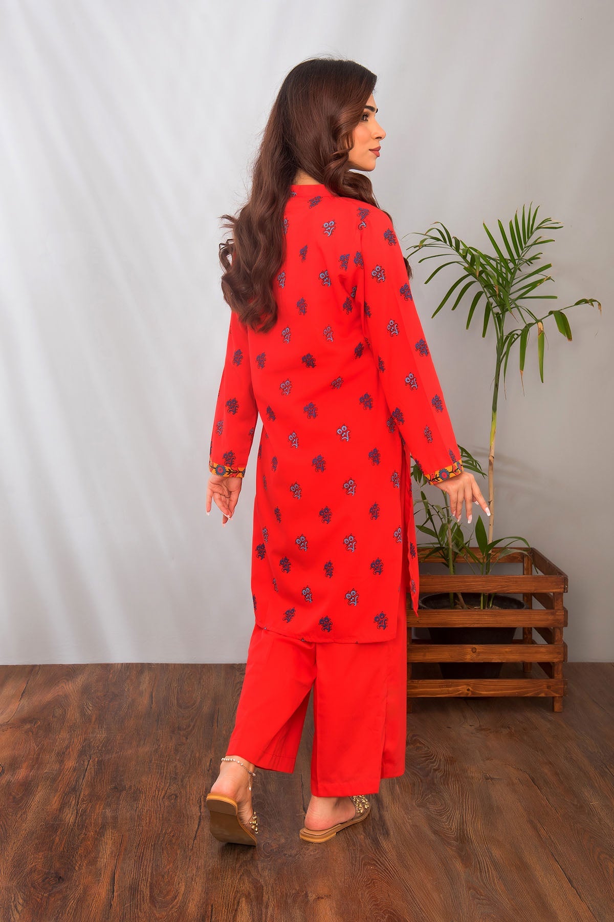 Ochre Clothing Cotton Printed 2 Pc Suit Collection'2025-SOLP-03