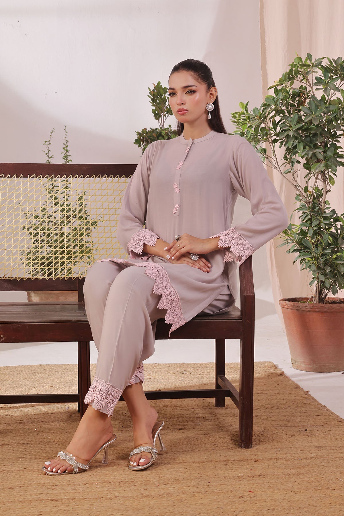 Ochre Clothing Rod Silk Women's 2 Pc Suit
