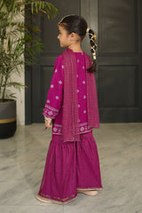 Ochre Clothing Raw Silk Printed 3 Pc Suit Collection'2025