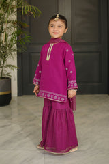Ochre Clothing Raw Silk Printed 3 Pc Suit Collection'2025