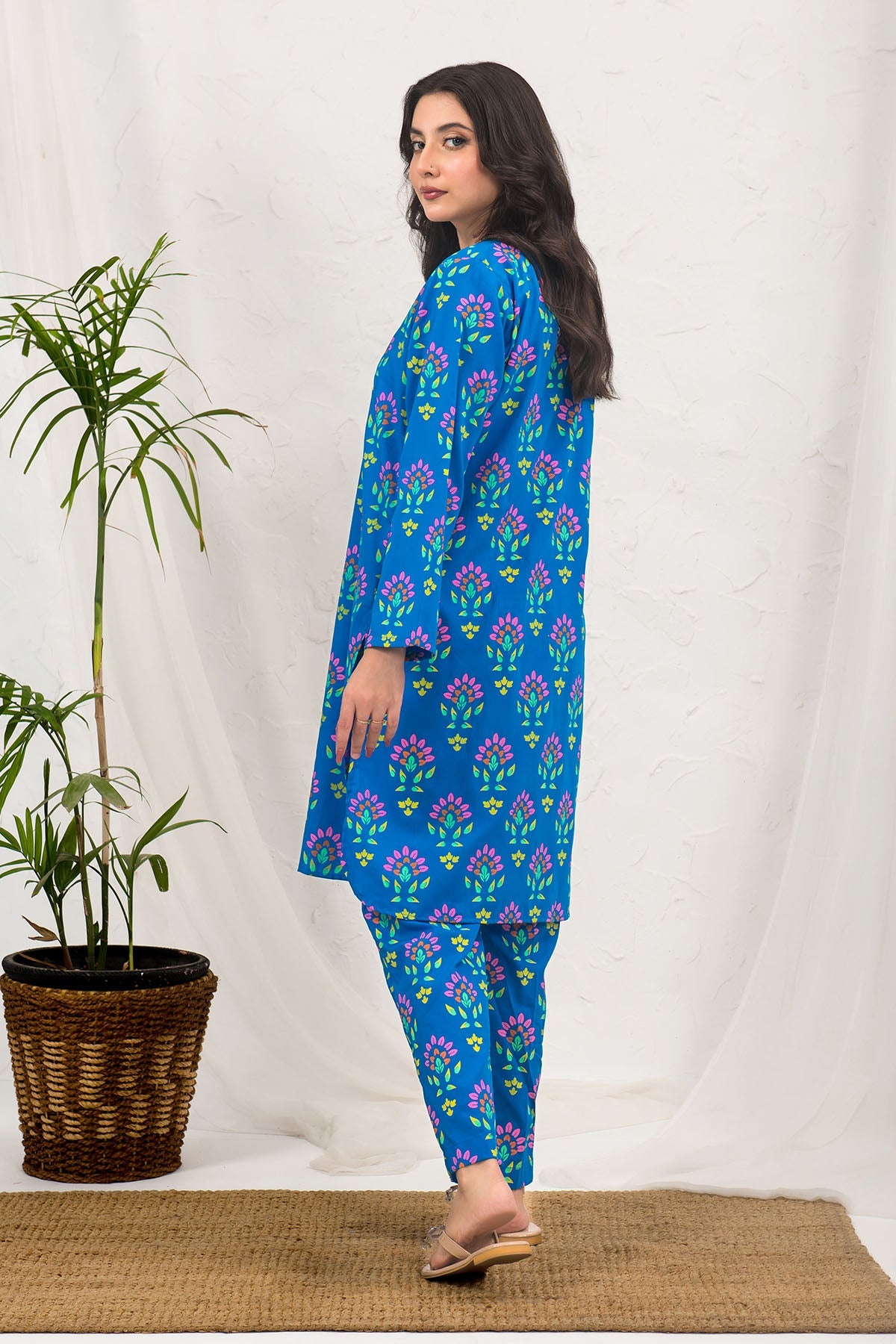 Ochre Clothing Cotton Printed 2 Pc Suit Collection'2025-SOLP-01