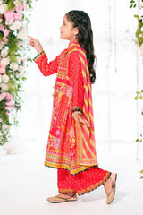 Ochre Clothing Stitched 3 Piece Herringbone Collection'2025-INDP-44