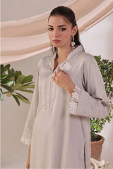 Ochre Clothing Women's Casual -Silk 2 Pc Suit-SOLS-09A