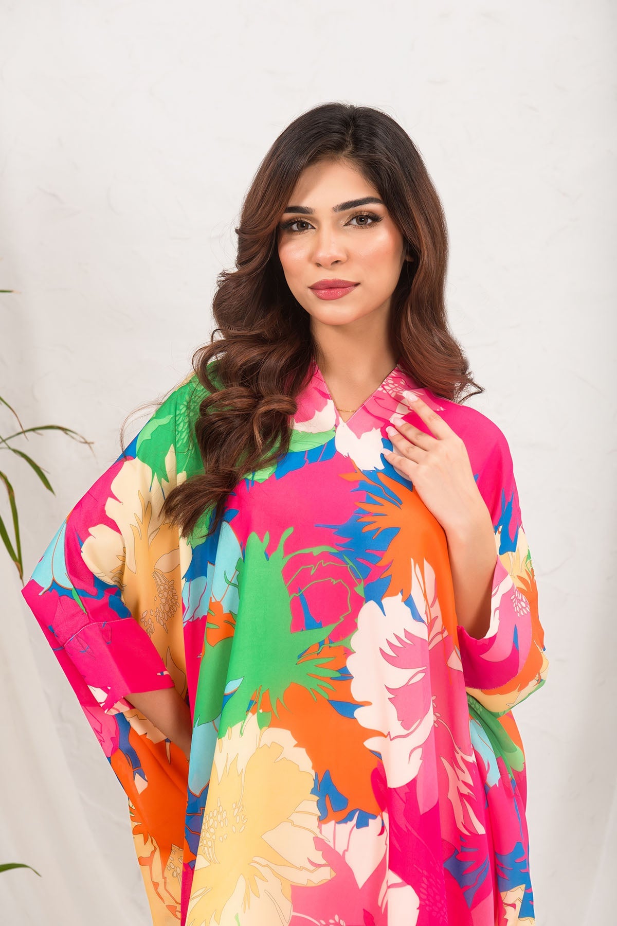 Ochre Clothing Printed Georgette Top Collection'2025-SOWC-05