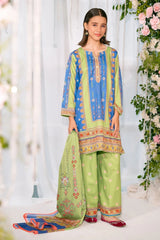 Ochre Clothing Stitched 3 Piece Herringbone Collection'2025-CORF-37