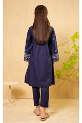 Ochre Clothing Girls Co-ords Cotton Embroidered 2 Pc Suit