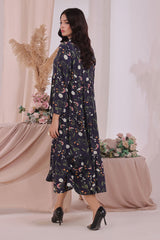 Ochre Clothing Women's Boski Linen Printed Dress