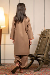 Ochre Clothing Cotton Embroidered 2 Pc Suit